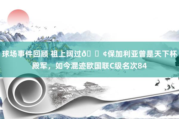 球场事件回顾 祖上阔过😢保加利亚曾是天下杯殿军，如今混迹欧国联C级名次84