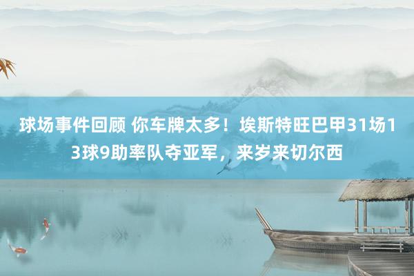 球场事件回顾 你车牌太多！埃斯特旺巴甲31场13球9助率队夺亚军，来岁来切尔西